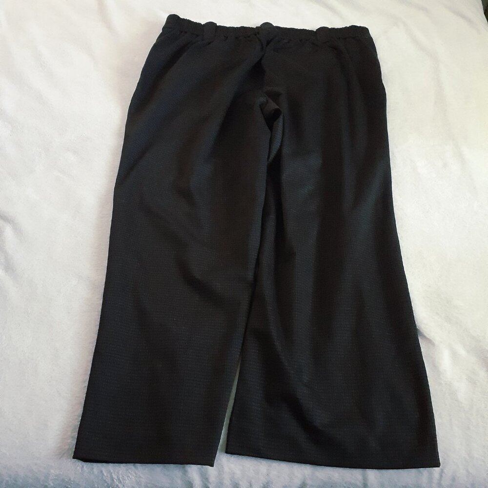 Penningtons Women's Size 2X Dark Brown Essential Ponte de Roma Wide Leg Pant - Picture 9 of 13